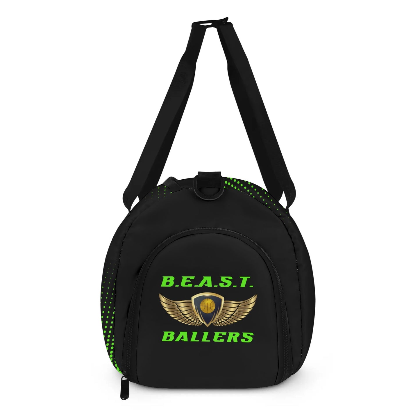 BEAST Ballers Sports Duffle Bag (Green Dots)