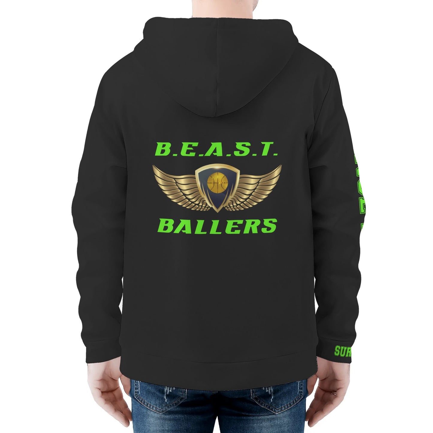 BEAST Ballers Zip Up Hoodie