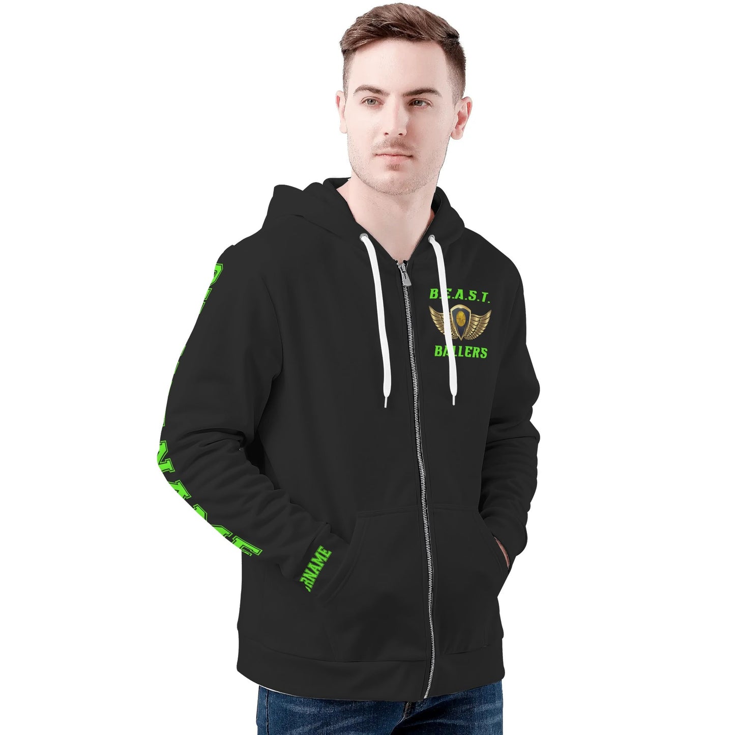 BEAST Ballers Zip Up Hoodie