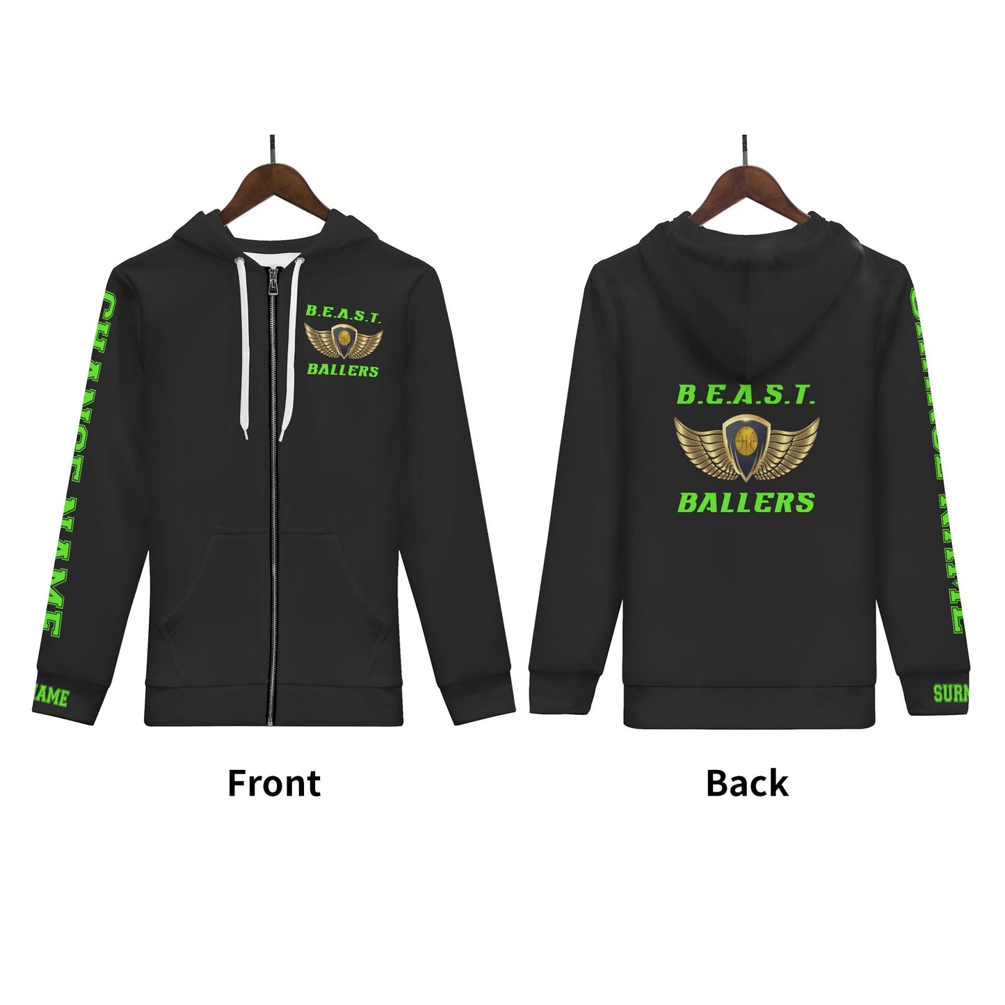 BEAST Ballers Zip Up Hoodie