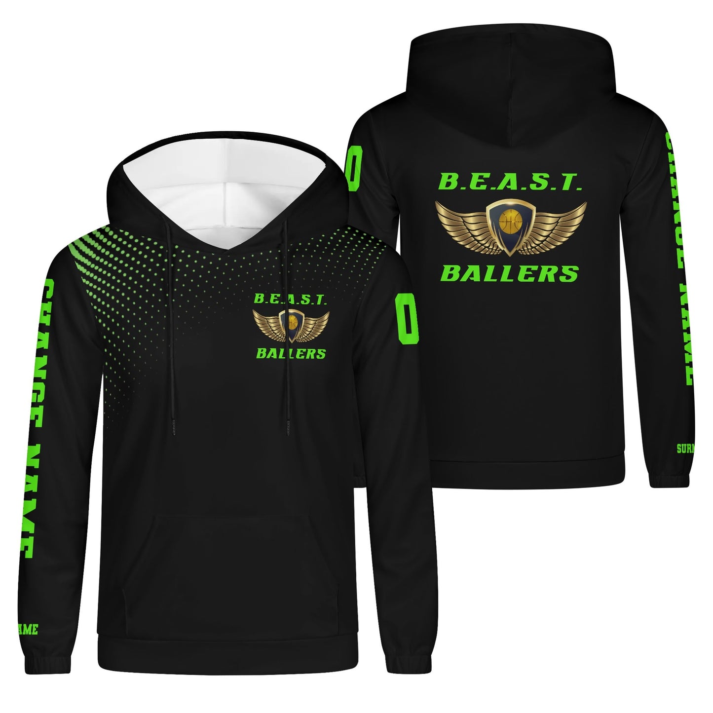 BEAST Ballers Mens Lightweight Hoodie