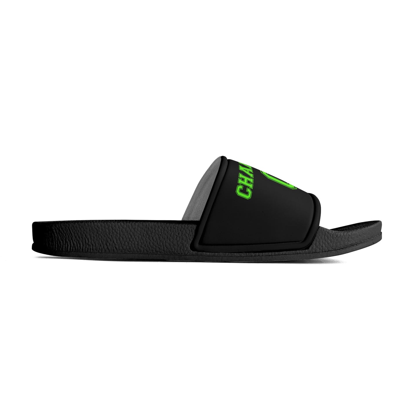 BEAST Ballers Mens PVC Black and White Slides