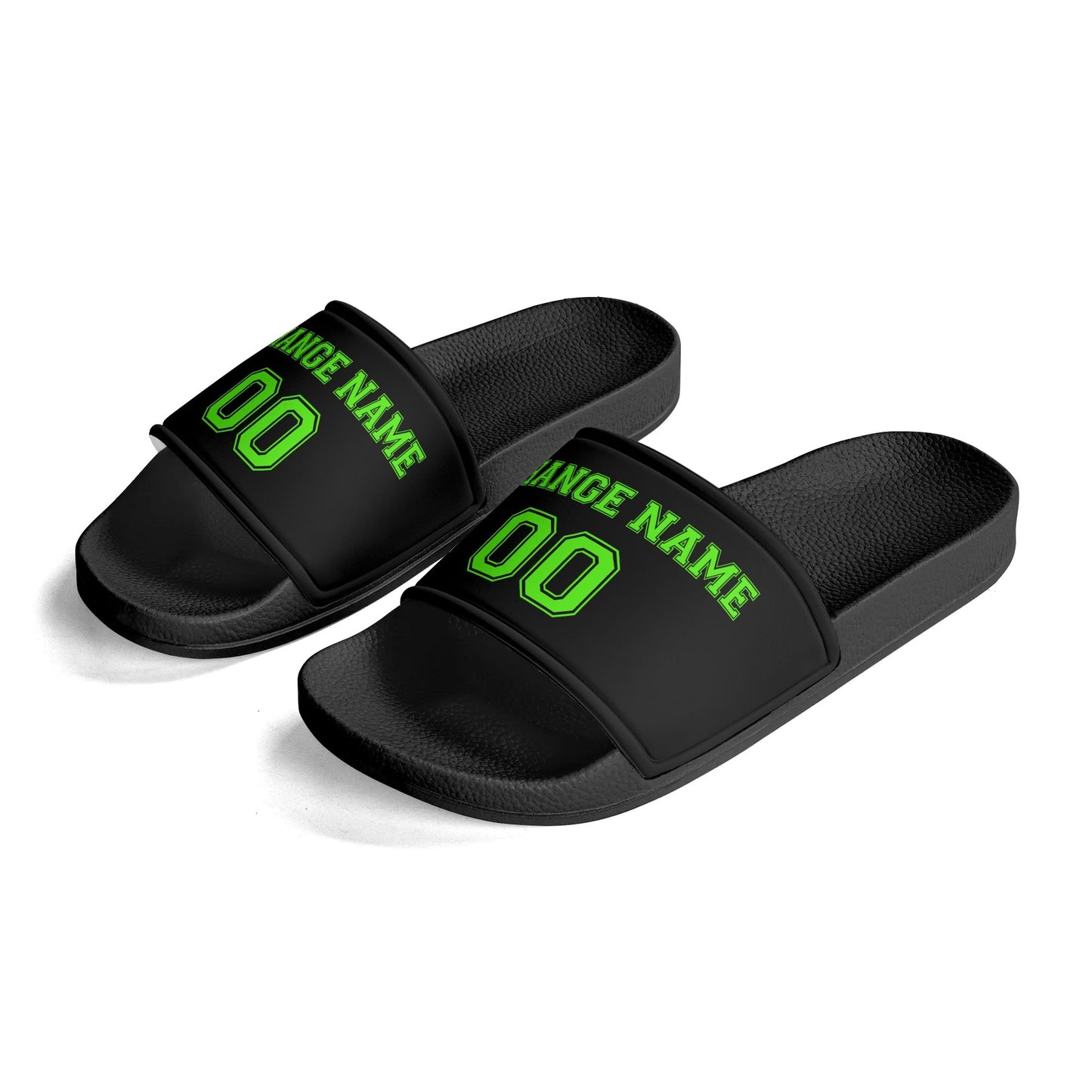 BEAST Ballers Mens PVC Black and White Slides
