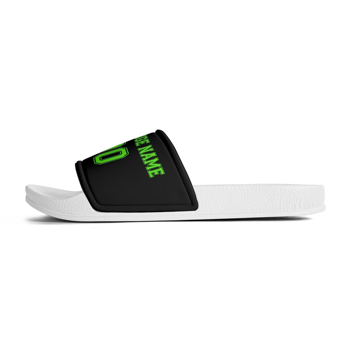 BEAST Ballers Mens PVC Black and White Slides
