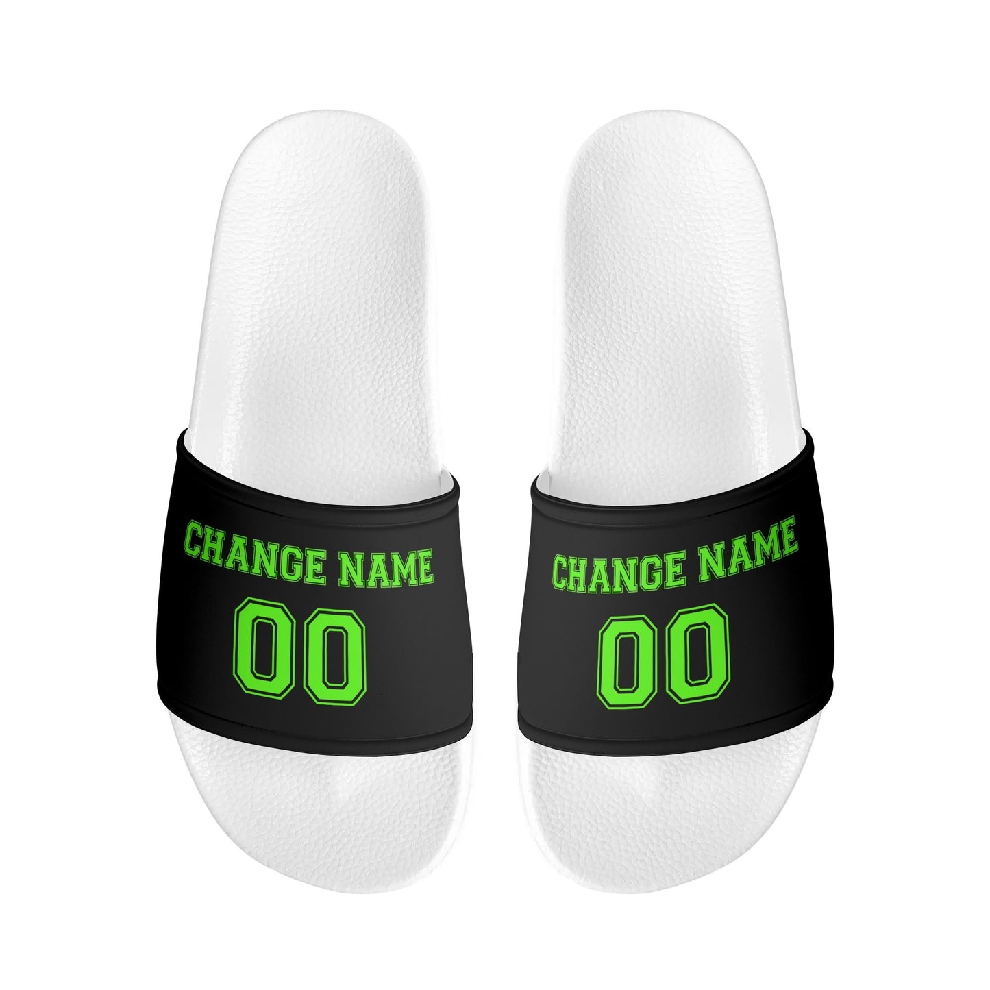 BEAST Ballers Kids PVC Black and White Slides