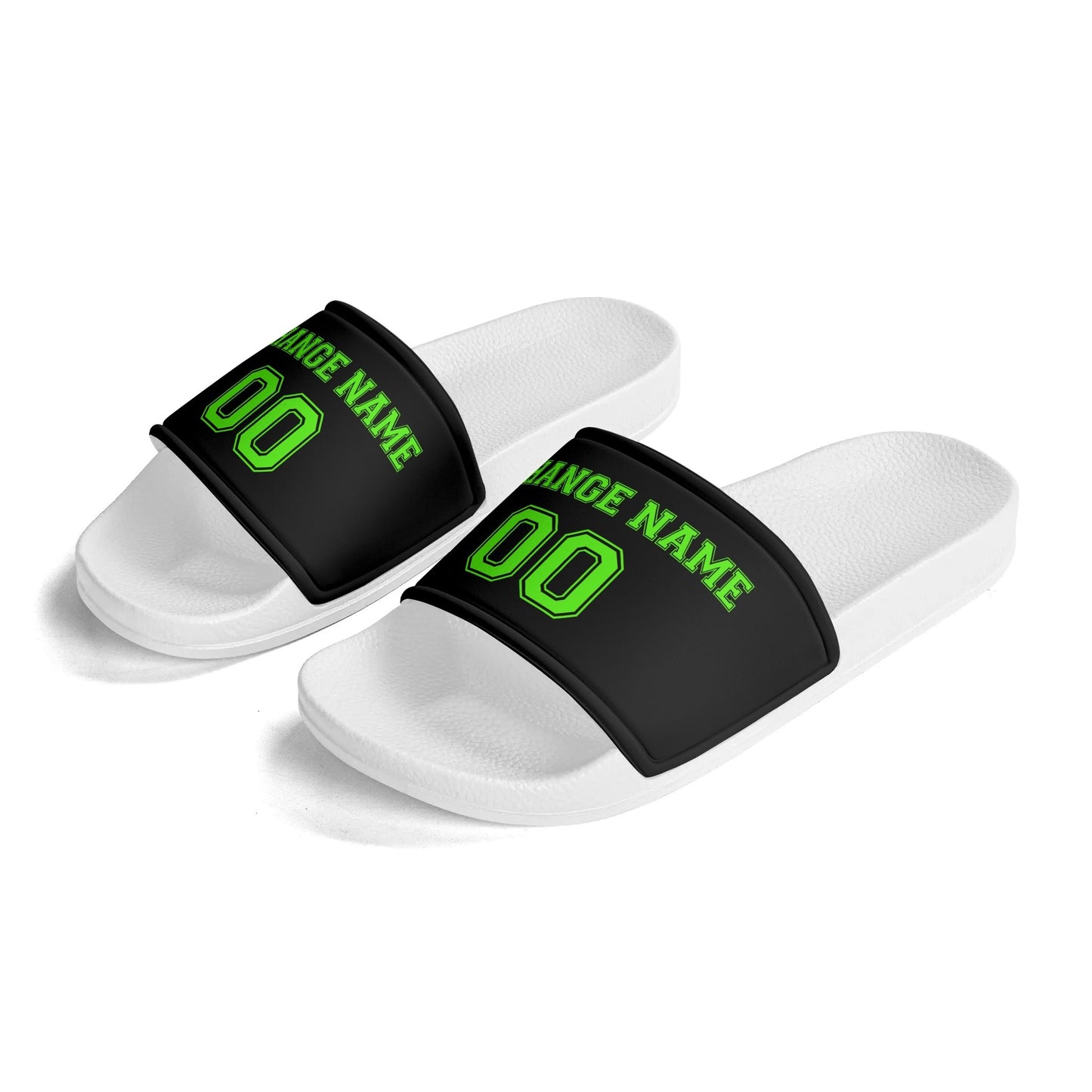 BEAST Ballers Kids PVC Black and White Slides