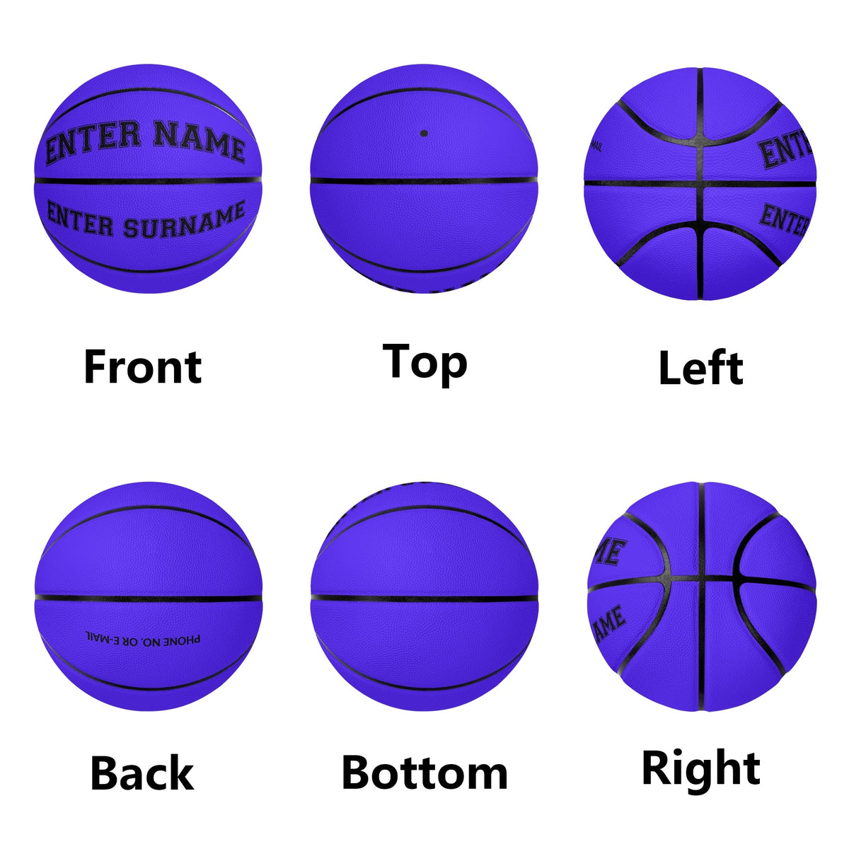 Premium Leather Basketball (Custom Name)