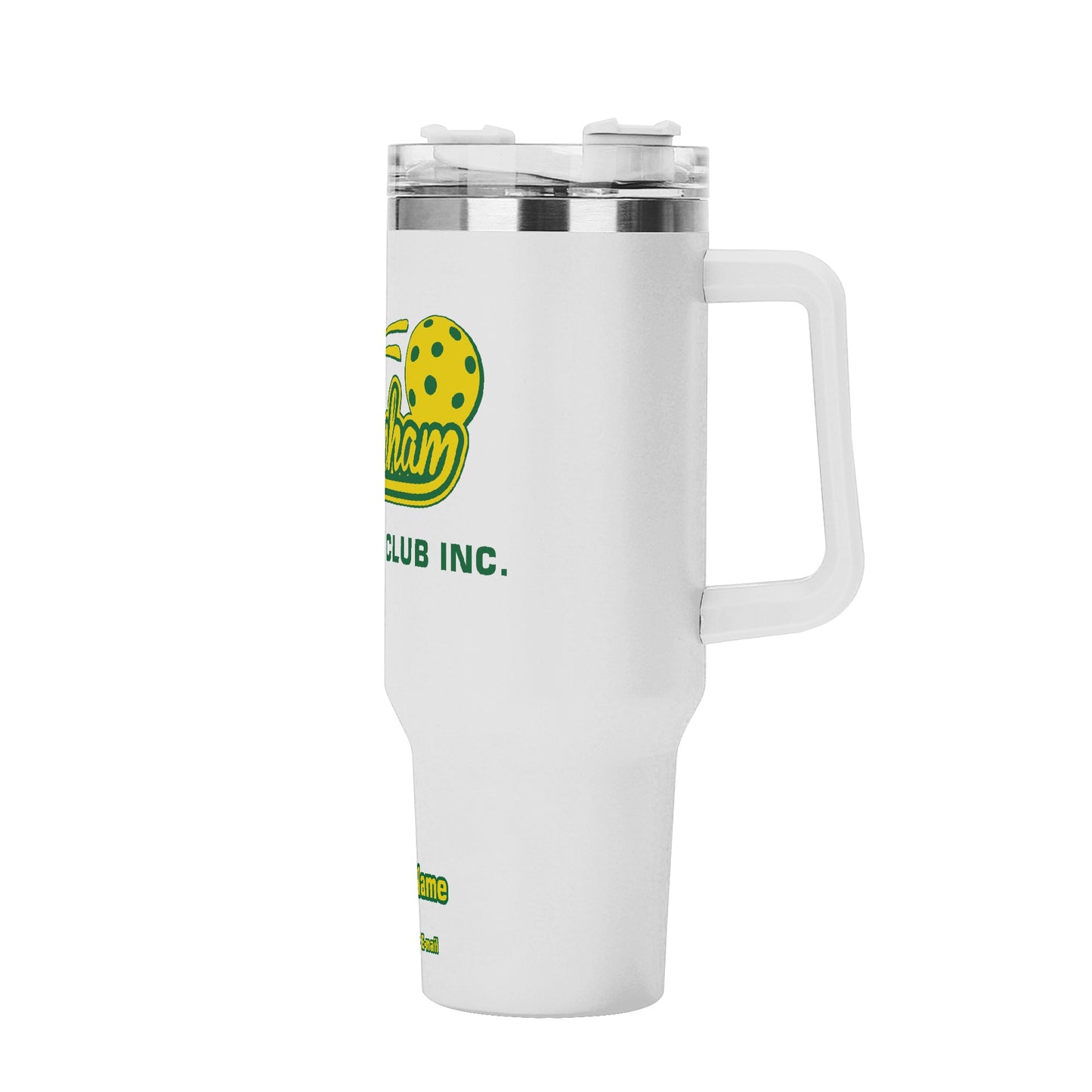 Pakenham Floorball Personalised White Stainless Steel Tumbler (1.2L) (NAME)