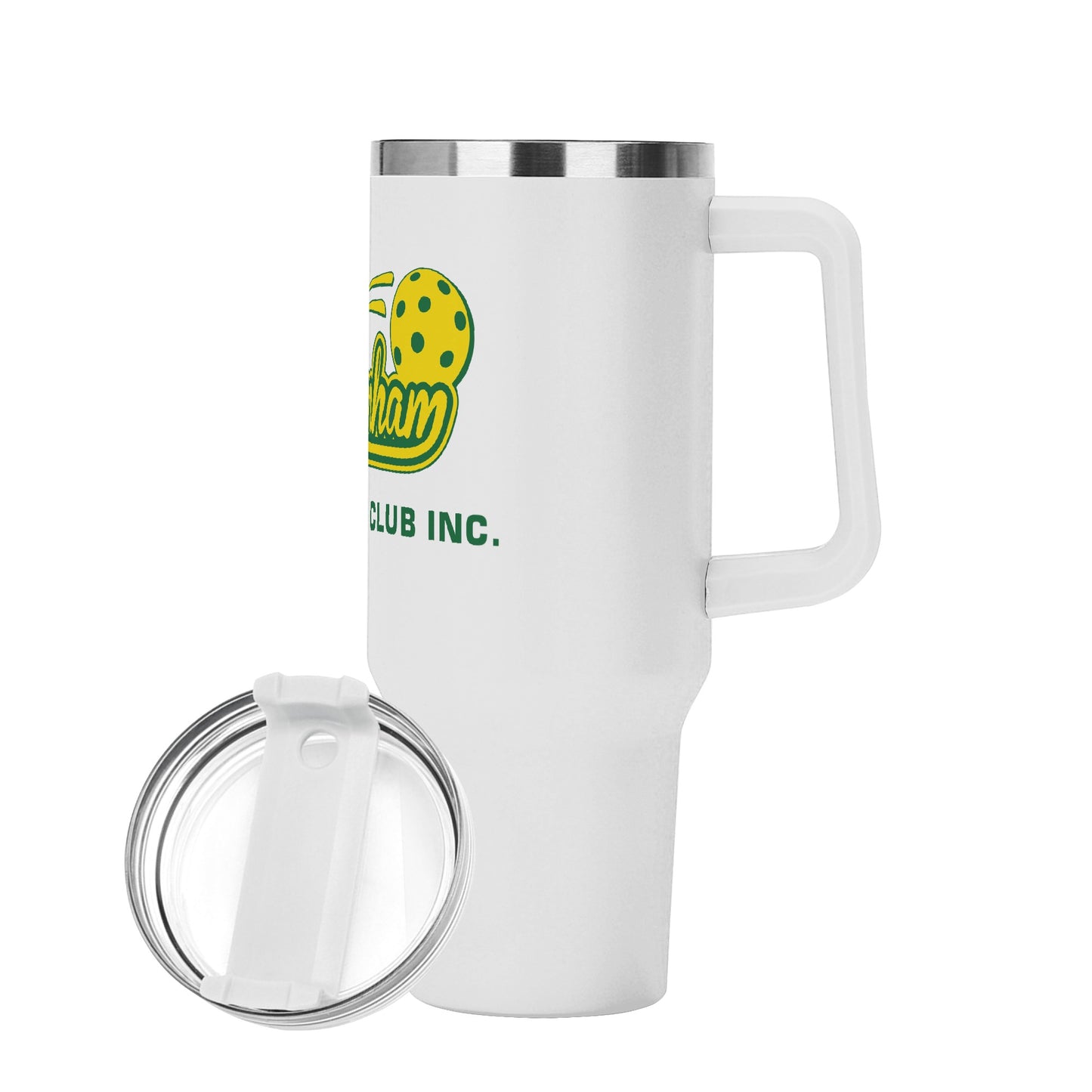 Pakenham Floorball Personalised White Stainless Steel Tumbler (1.2L) (NAME)