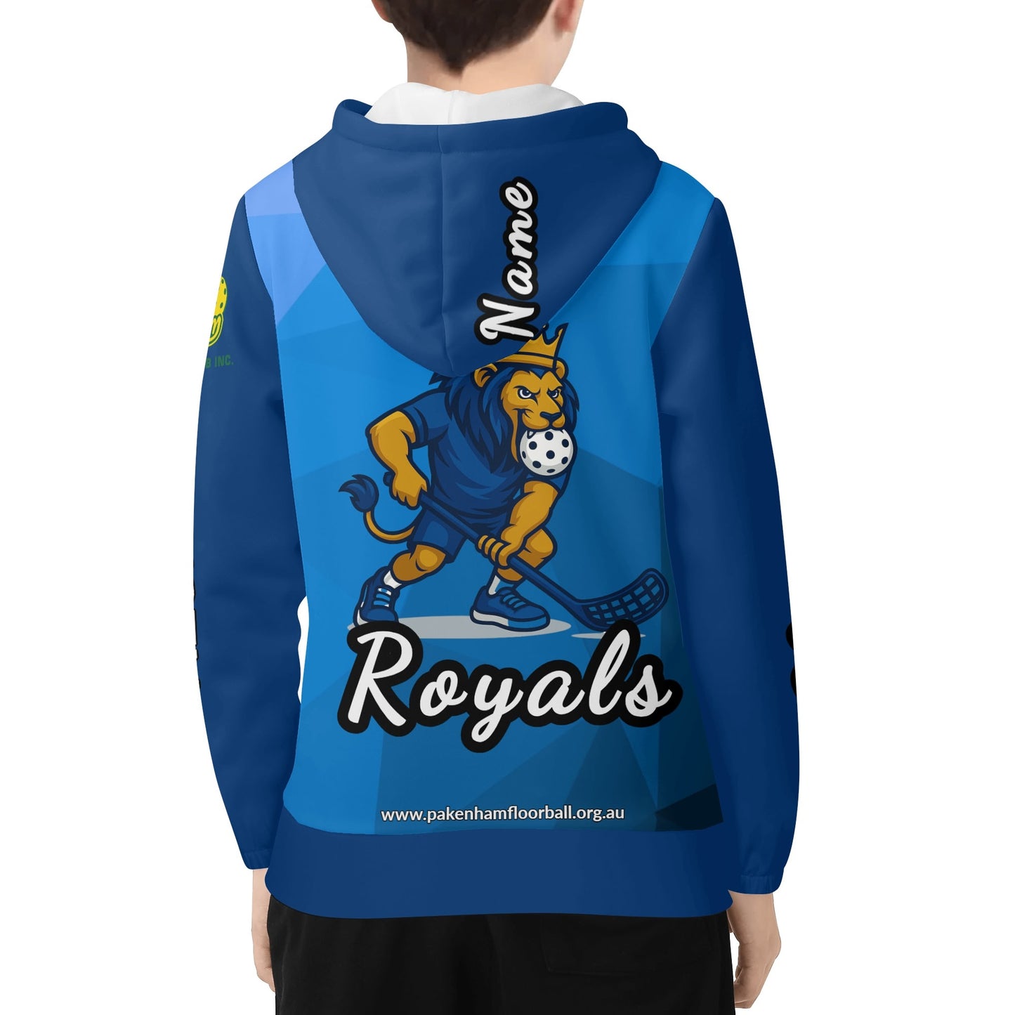 Pakenham Floorball - Royals - Youth Lightweight Zipper Hoodie
