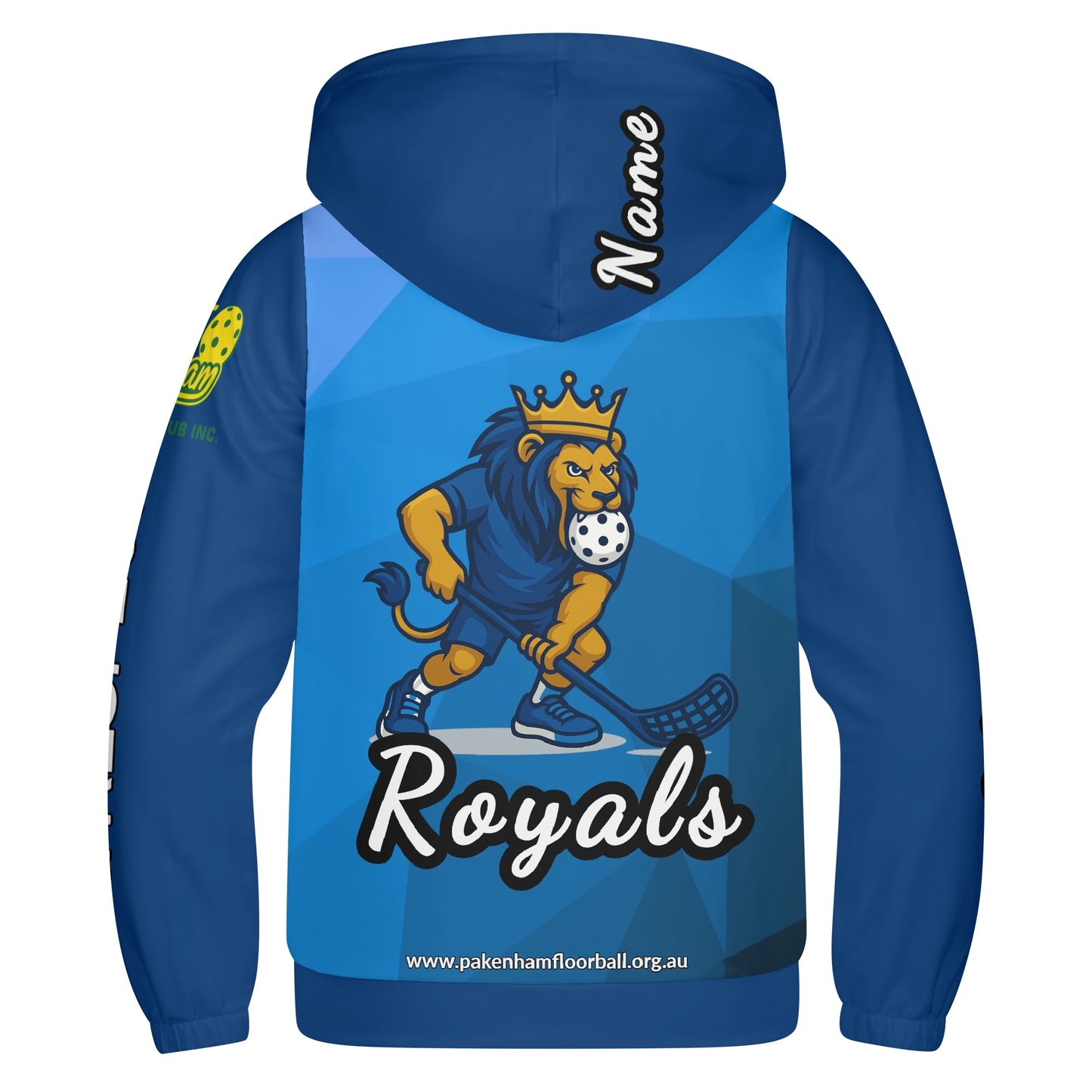 Pakenham Floorball - Royals - Youth Lightweight Zipper Hoodie