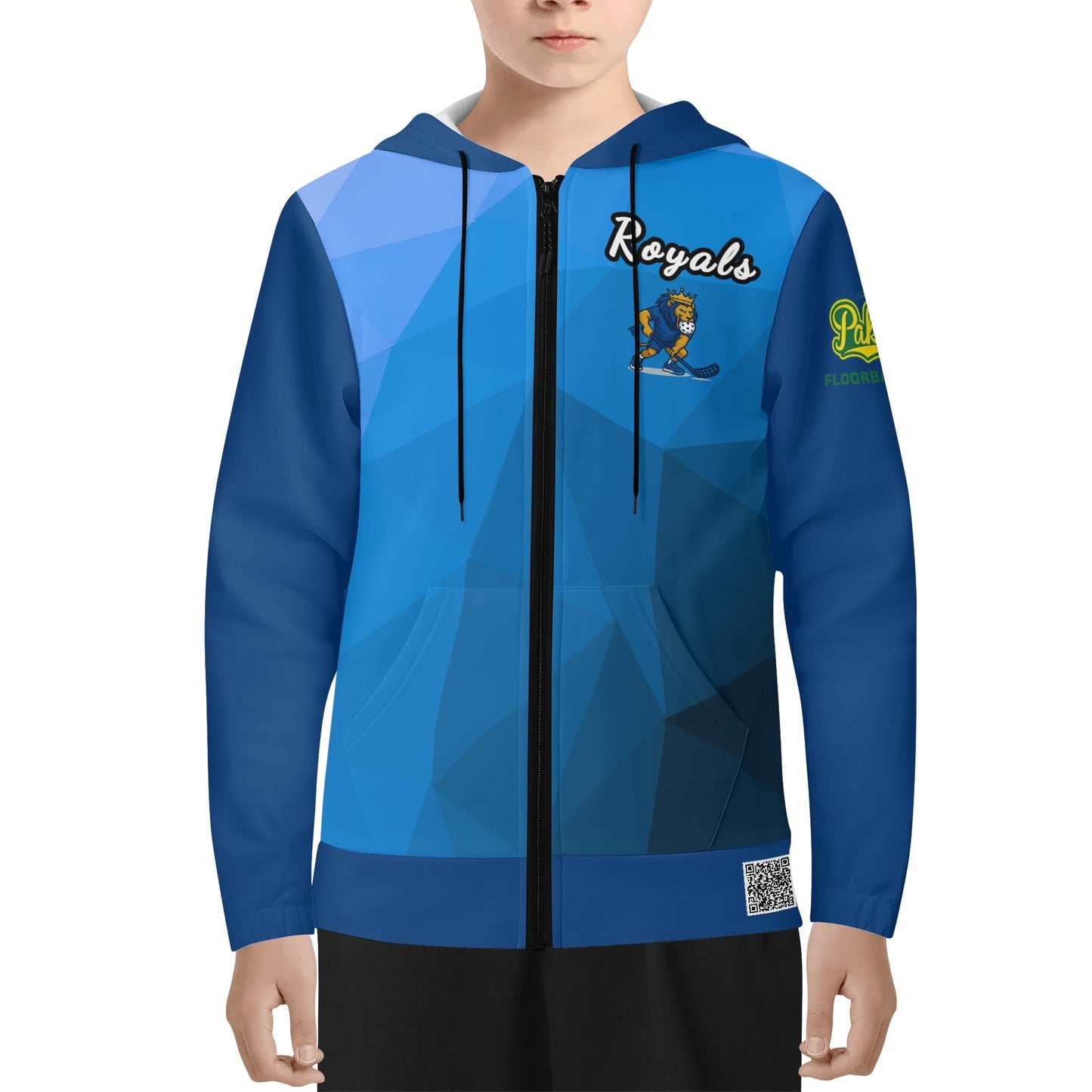 Pakenham Floorball - Royals 2 - Youth Lightweight Zipper Hoodie