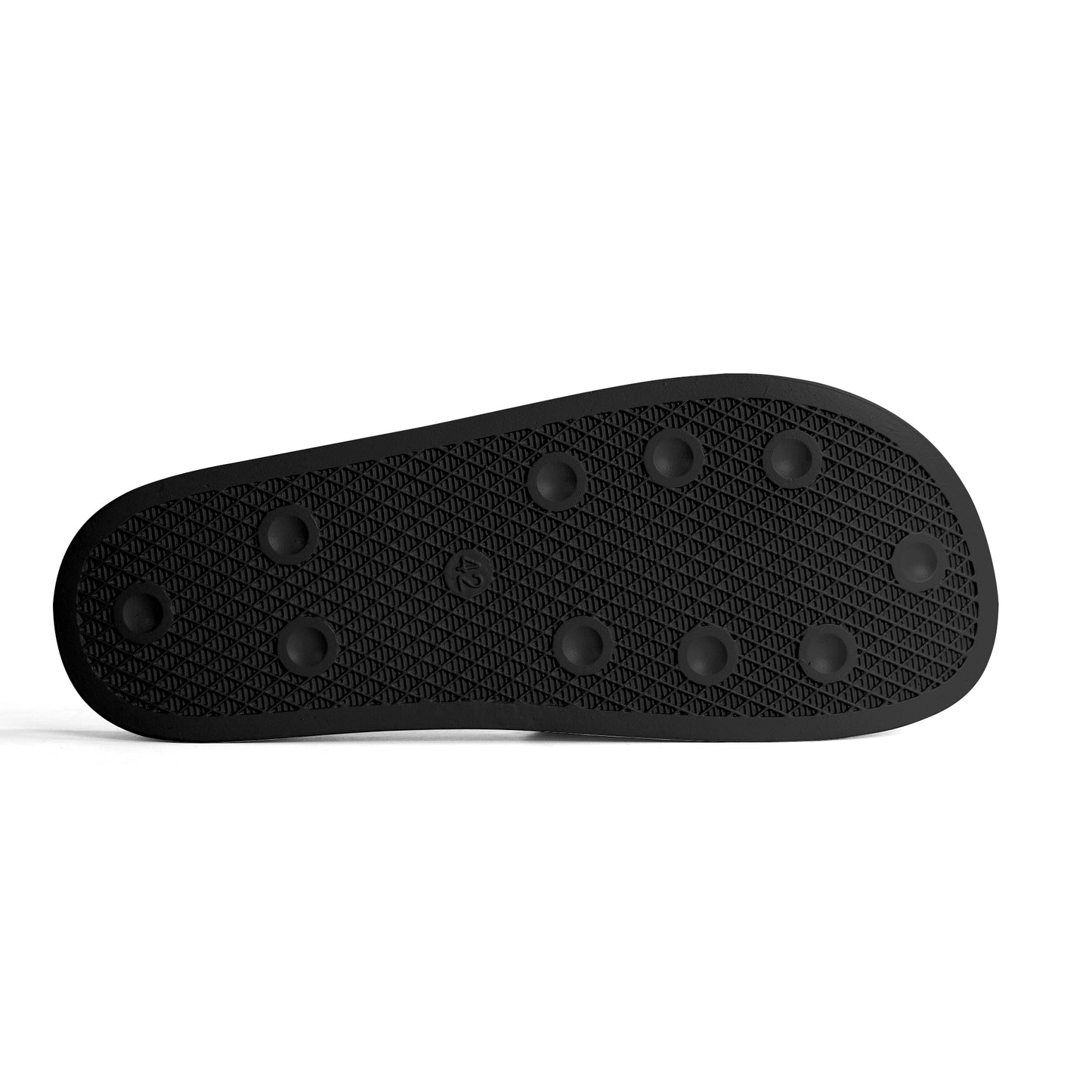 BEAST Ballers Mens PVC Black and White Slides