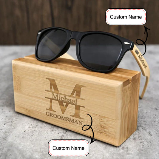496. Personalized Wooden Sunglasses Case