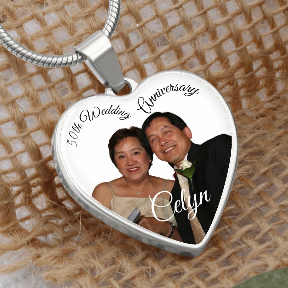 Celyn 50th Wedding - Heart