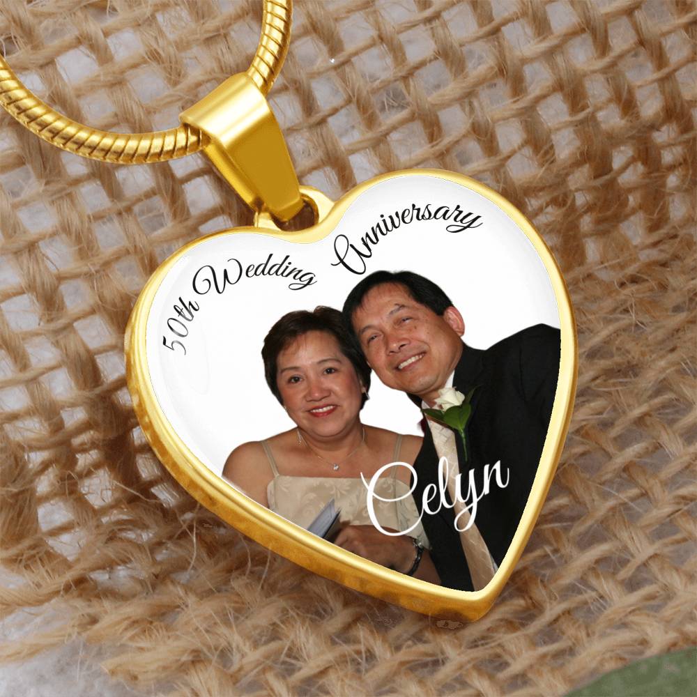Celyn 50th Wedding - Heart