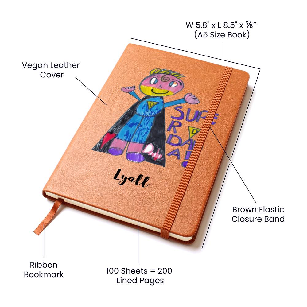 Love Jaslyn- Super Dada (Graphic Leather Journal)