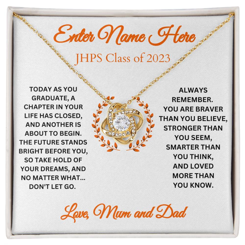 JHPS Graduation 2023 (Love Knot necklace)