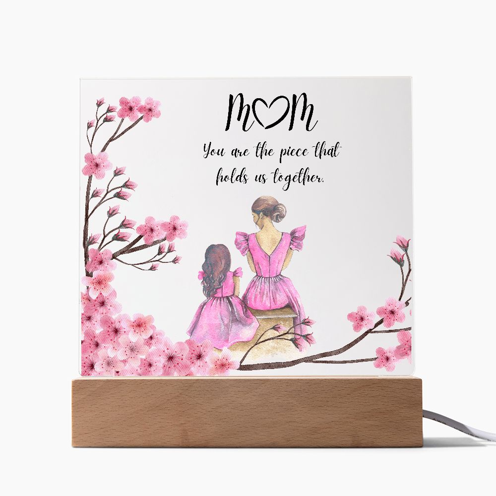 M🤍M You are the piece that holds us together (Acrylic Square Plaque)