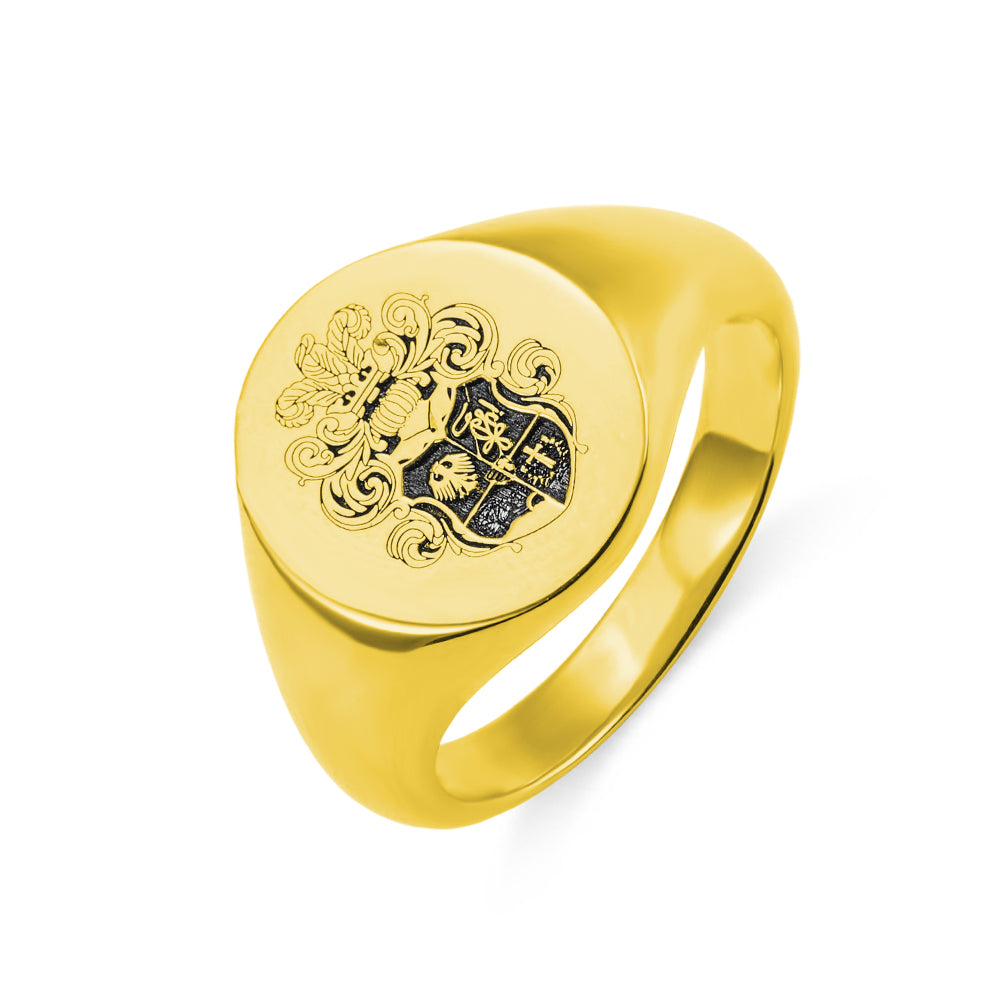Personalized Family Signet Rings