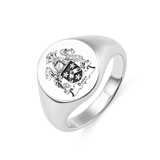 Personalized Family Signet Rings