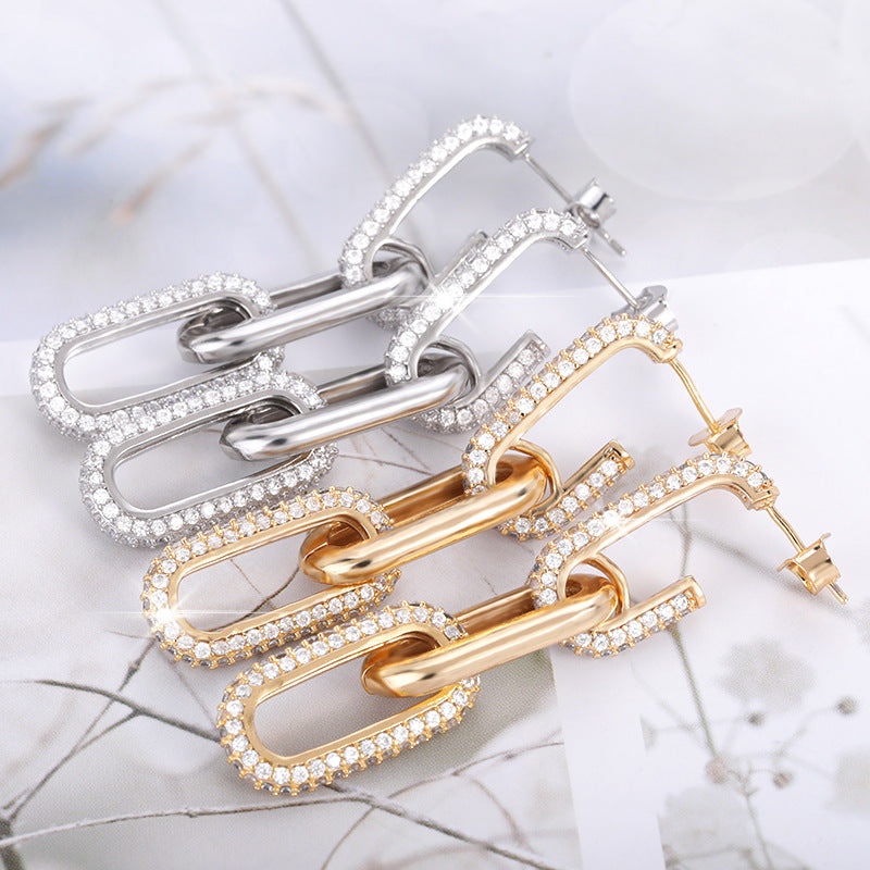 Forever Linked Chain Earrings