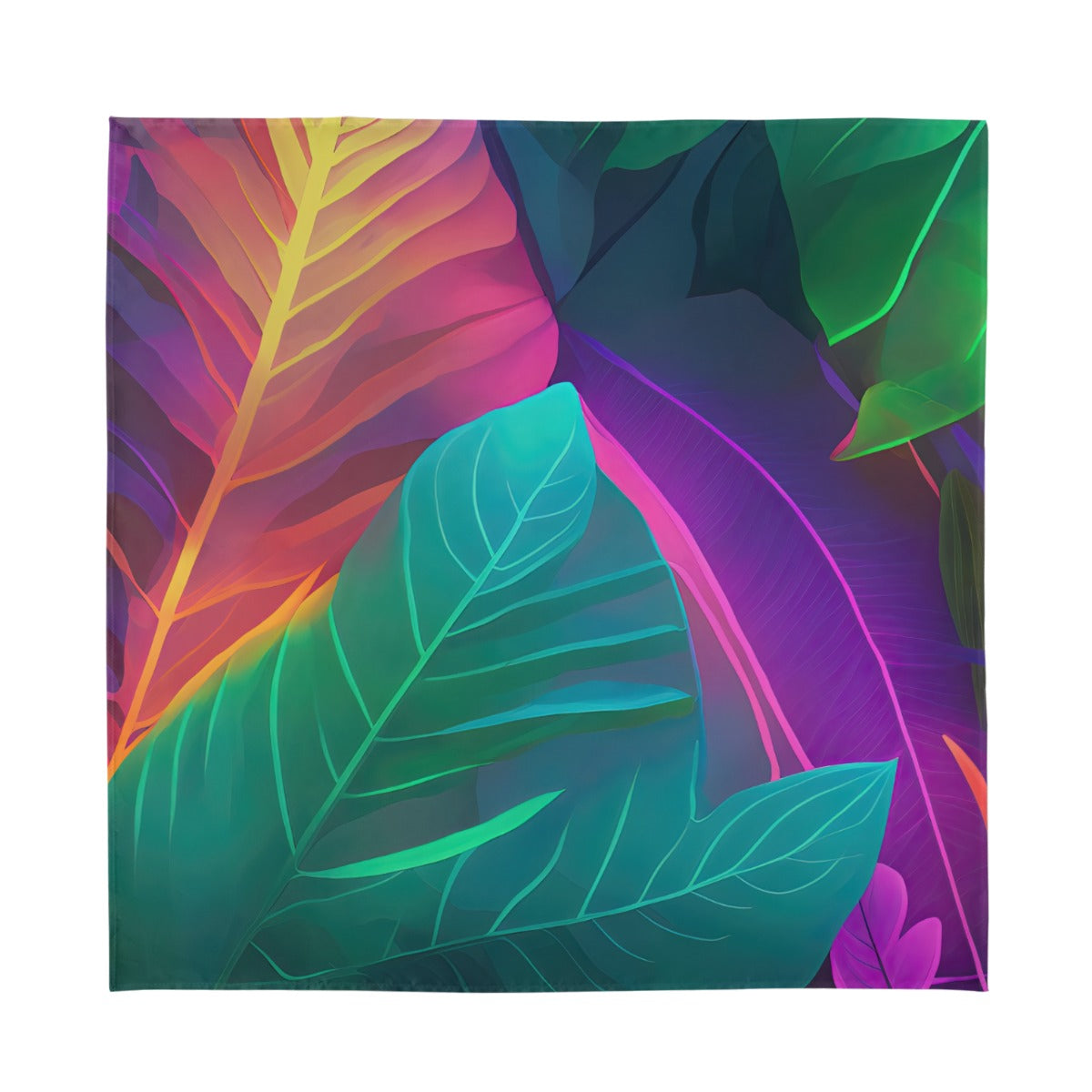 Head Scarf / Bandana - leaves