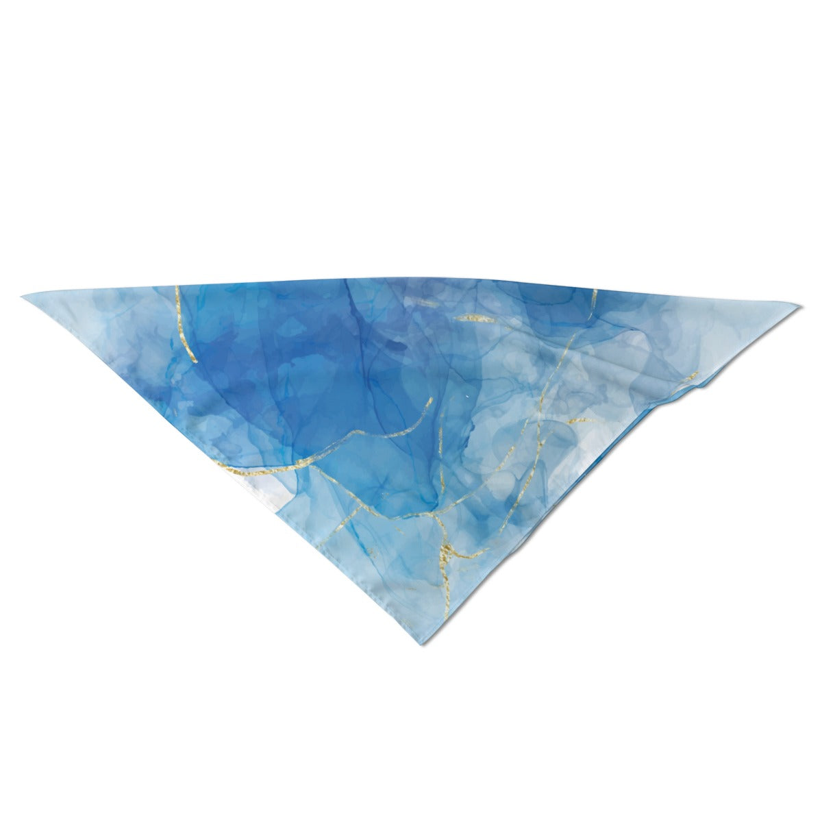 Head Scarf / Bandana - Blue gold 2