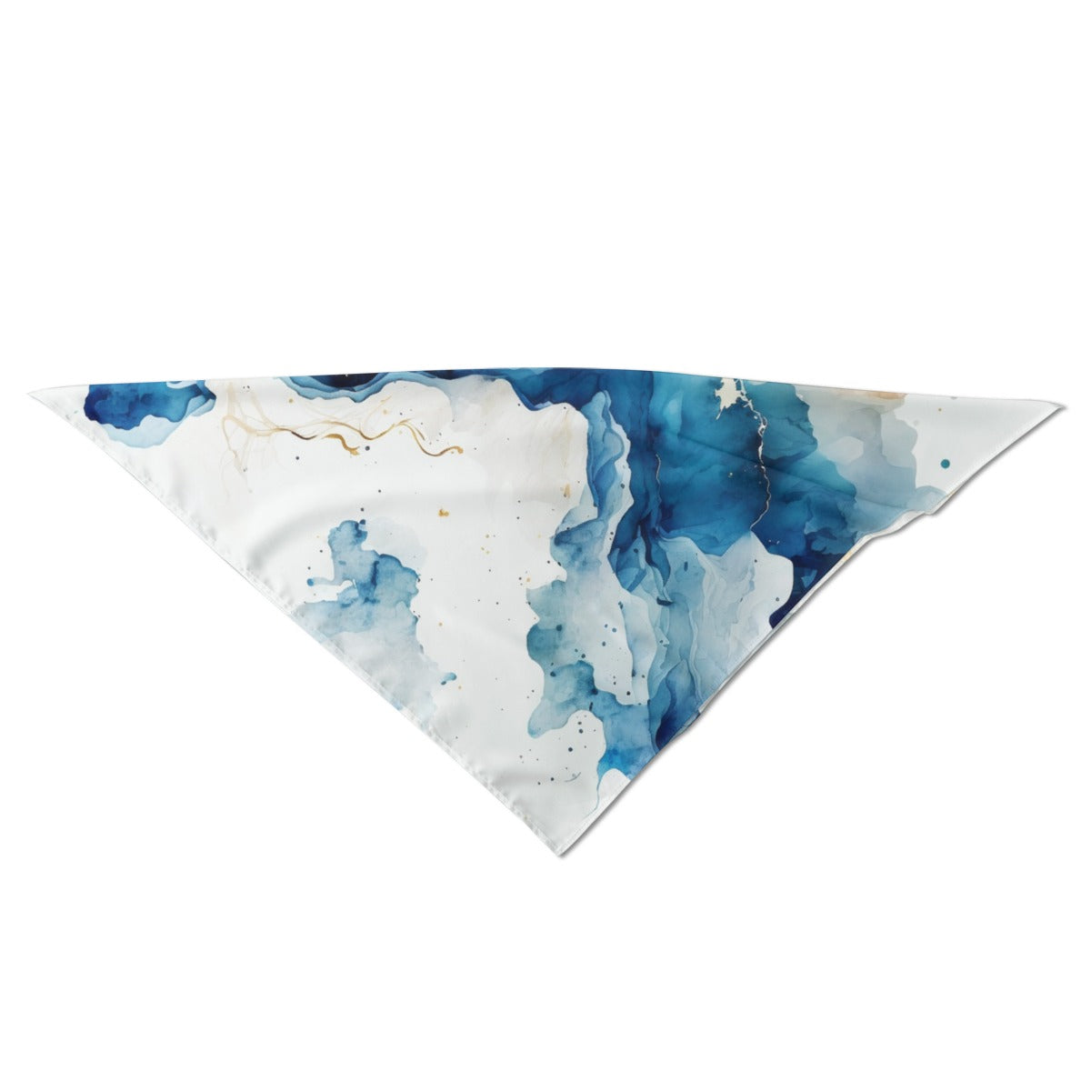 Head Scarf / Bandana - blue gold