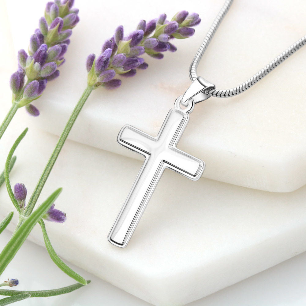Have faith (Personalized Cross necklace)