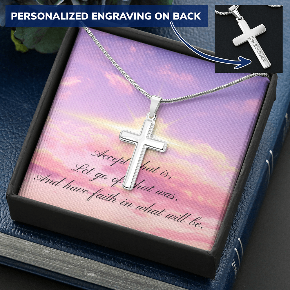 Have faith (Personalized Cross necklace)