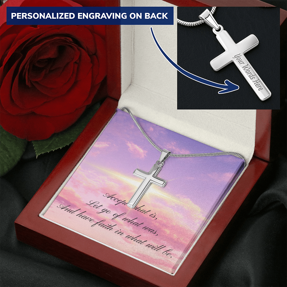 Have faith (Personalized Cross necklace)