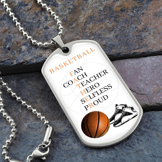 FATHER - Basketball (Dog Tag)