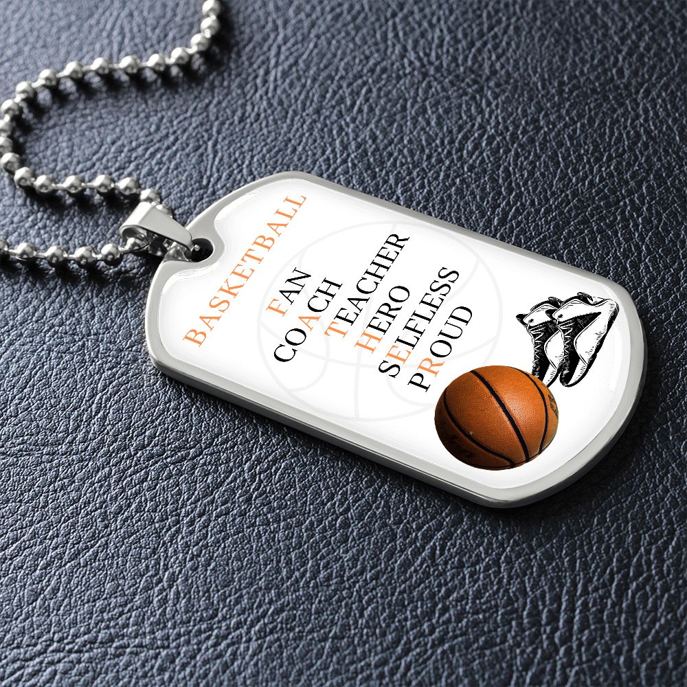 FATHER - Basketball (Dog Tag)