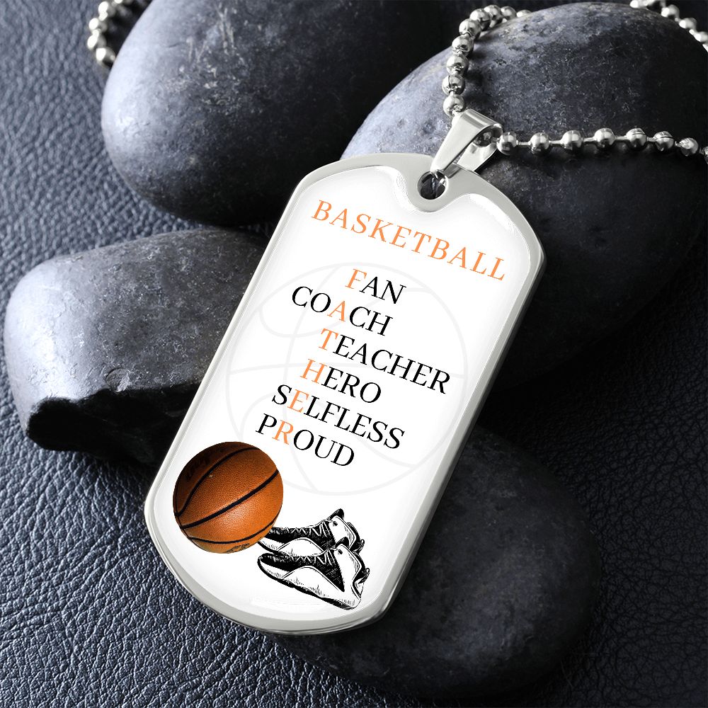 FATHER - Basketball (Dog Tag)