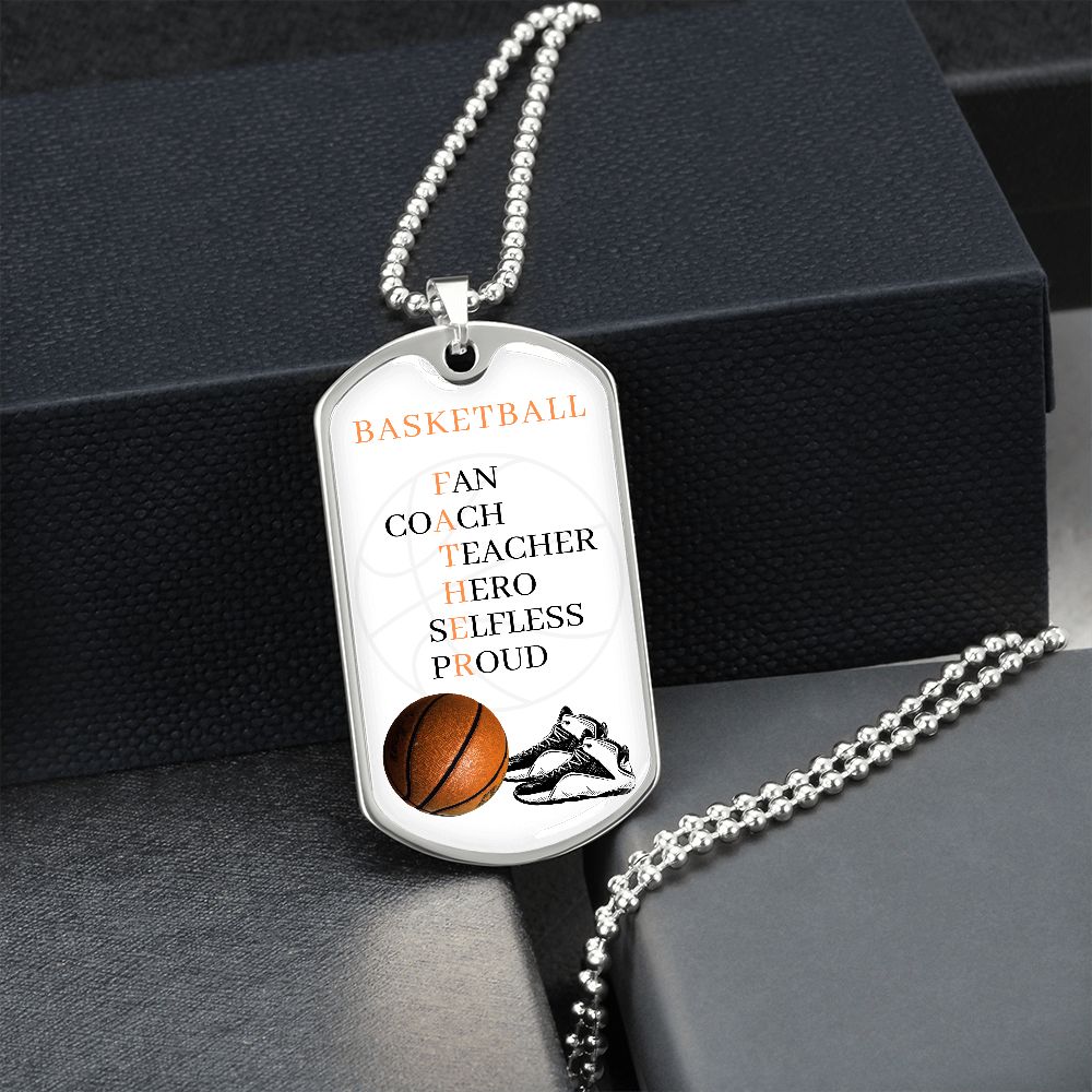 FATHER - Basketball (Dog Tag)