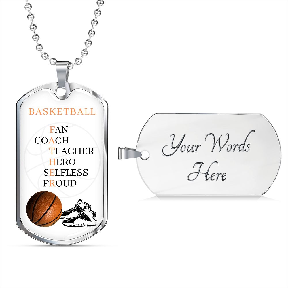 FATHER - Basketball (Dog Tag)