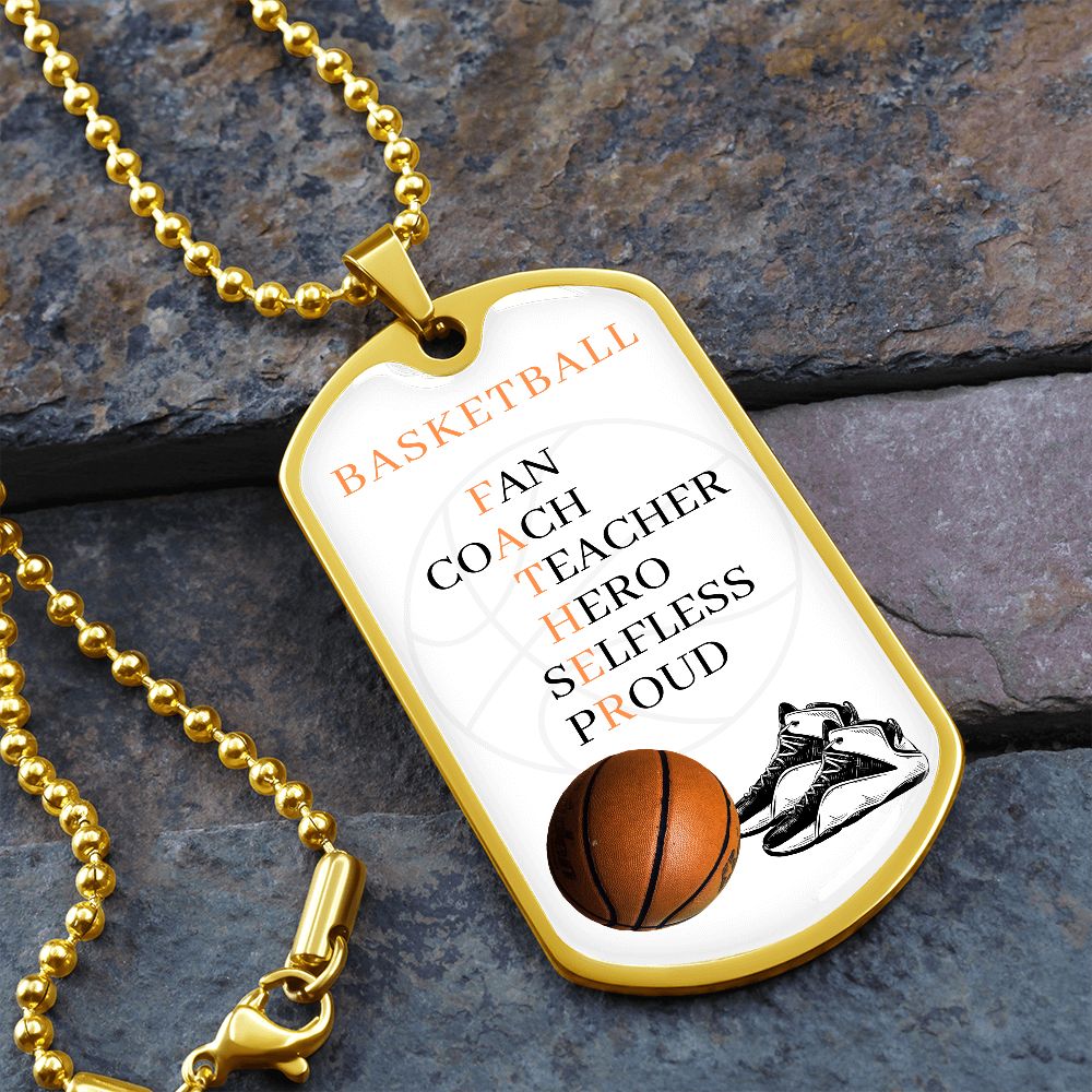 FATHER - Basketball (Dog Tag)