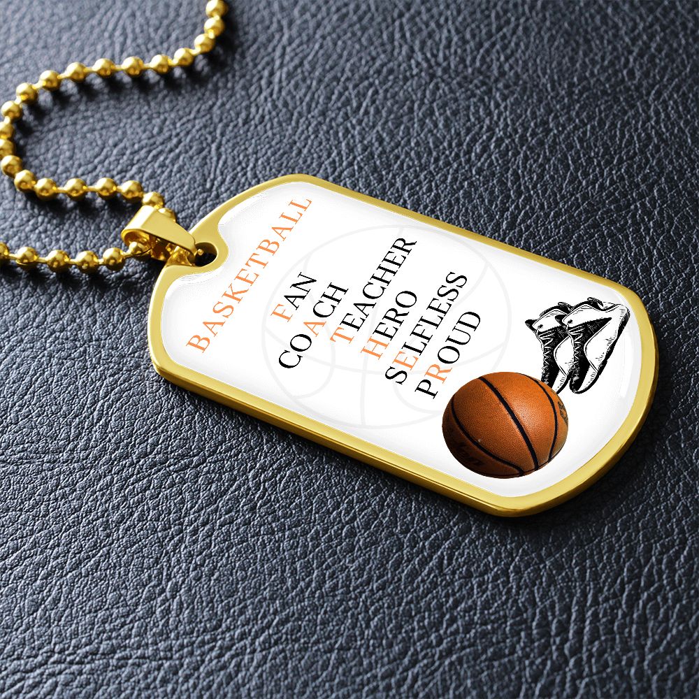 FATHER - Basketball (Dog Tag)