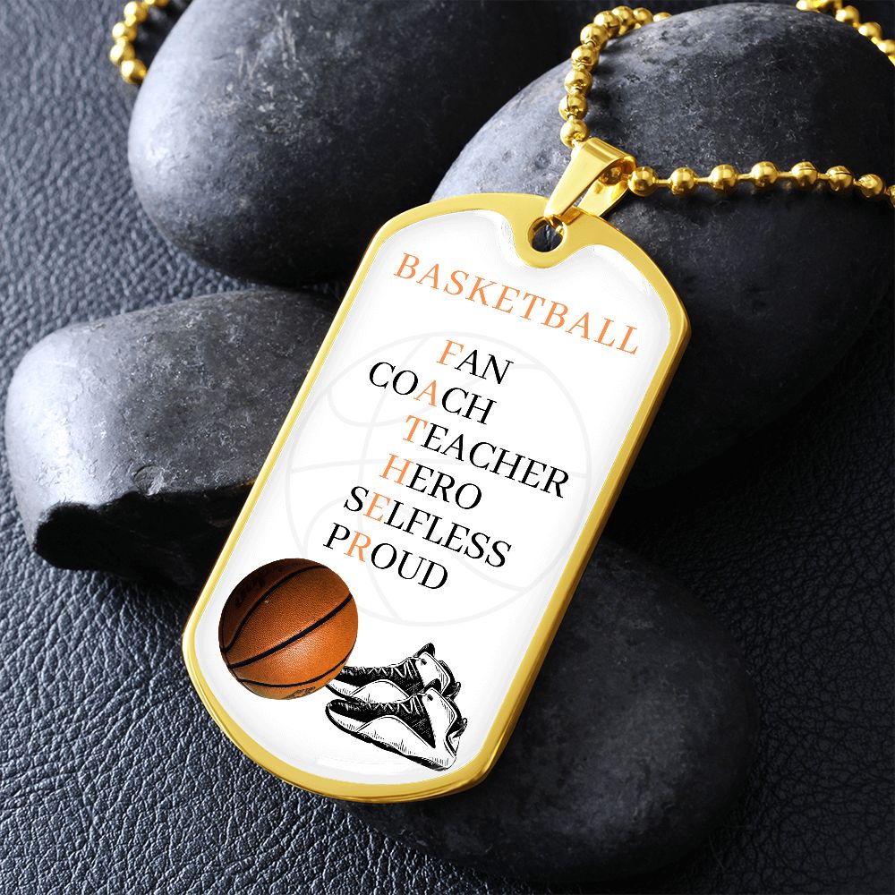 FATHER - Basketball (Dog Tag)