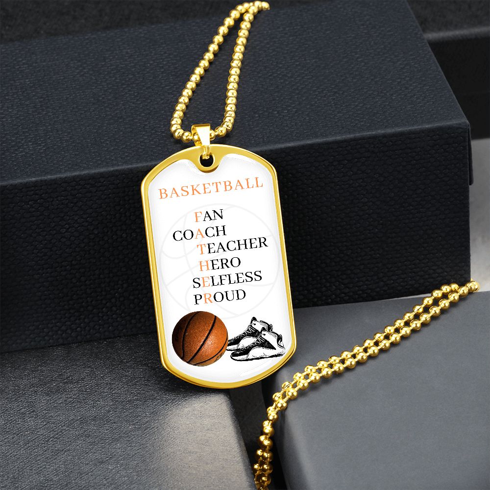FATHER - Basketball (Dog Tag)