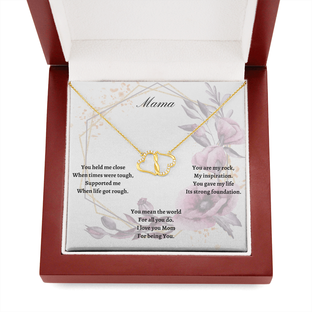 Mama. You are my rock. (Everlasting Love necklace)