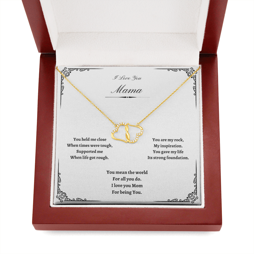 I love you Mama. My inspiration. (Everlasting Love necklace)