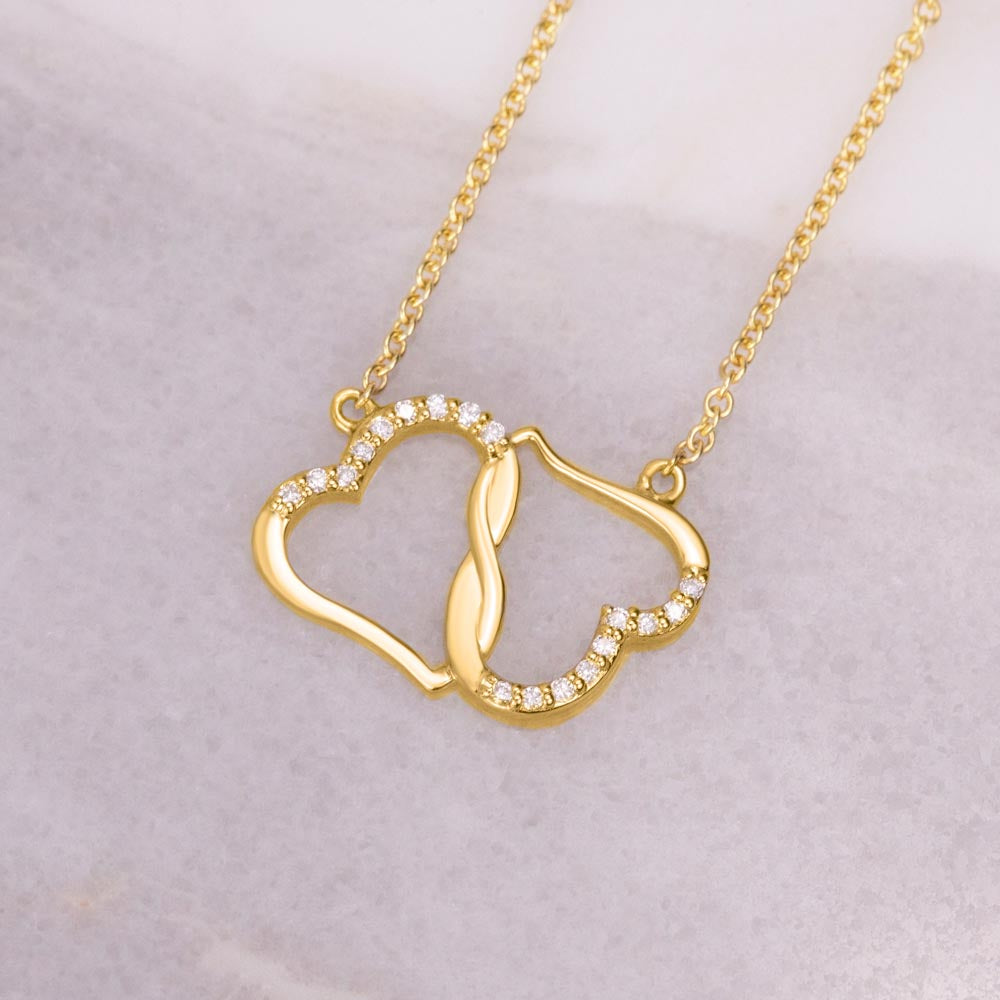 Happy Mother's day Mum. Though we are so far apart. (Everlasting Love necklace)