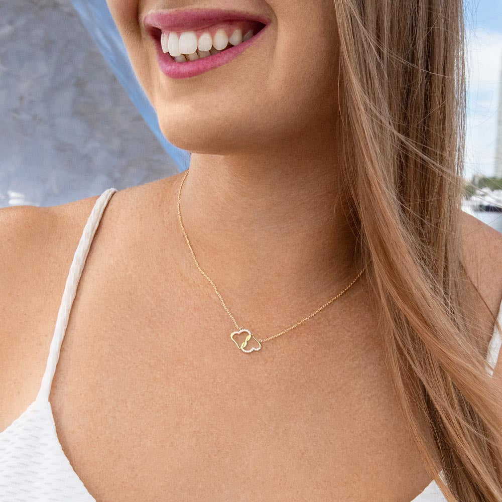 Mama. You are my rock. (Everlasting Love necklace)