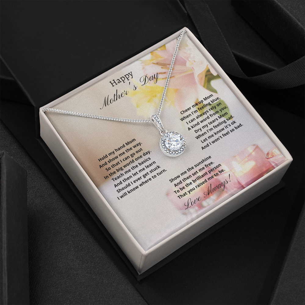 Happy Mother's Day - Hold my hand (Eternal Hope necklace)