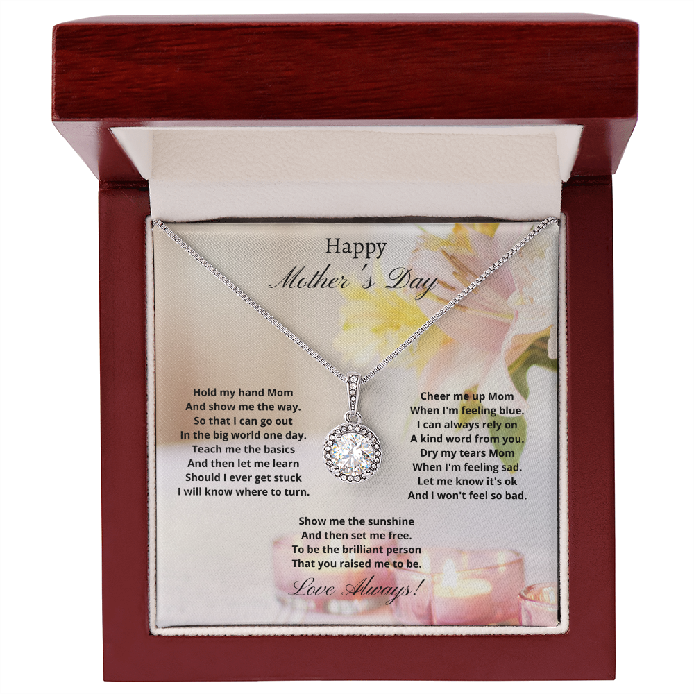 Happy Mother's Day - Hold my hand (Eternal Hope necklace)