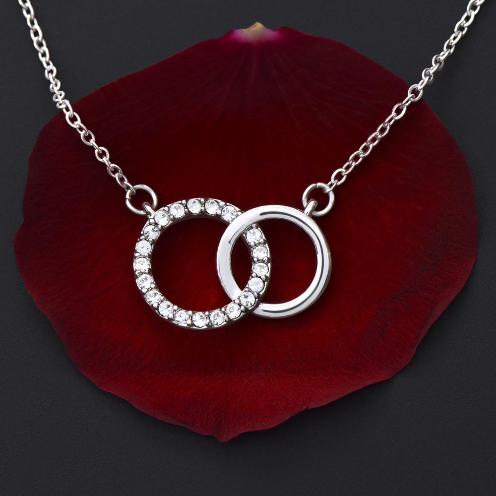 To my Gorgeous Girlfriend. Past Present Future (Perfect Pair necklace)