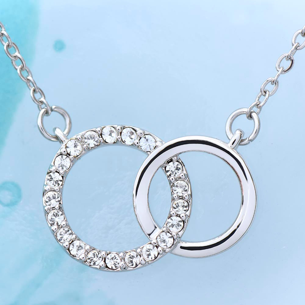 To my Gorgeous Girlfriend. Past Present Future (Perfect Pair necklace)