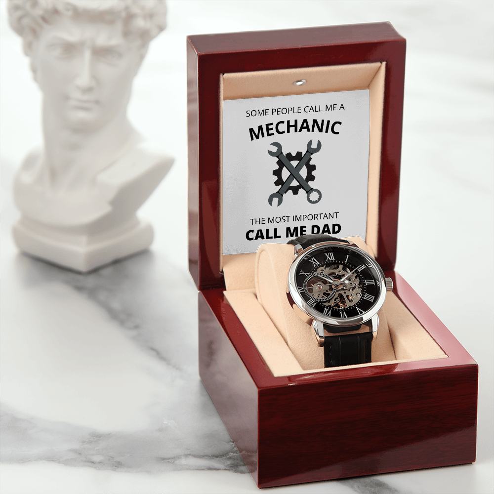 DAD - MECHANIC 01 (Men's Openwork Watch)